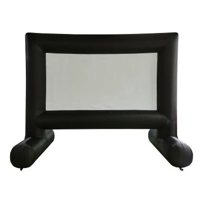 China Design Portable Outdoor Inflatable 14Ft Inflatable Movie Projector Screen for sale