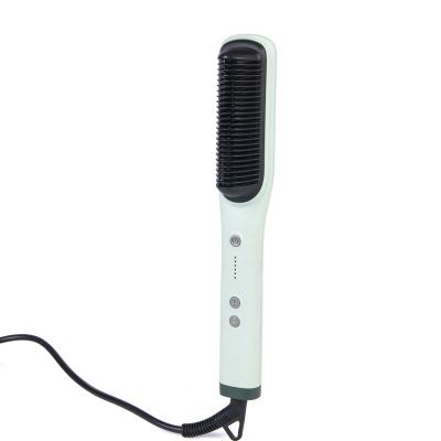 China Compact Electric Hair Straightener Blow Dryer Brush Flat Iron Hair Straightener Brush Straightener Hair Comb for sale