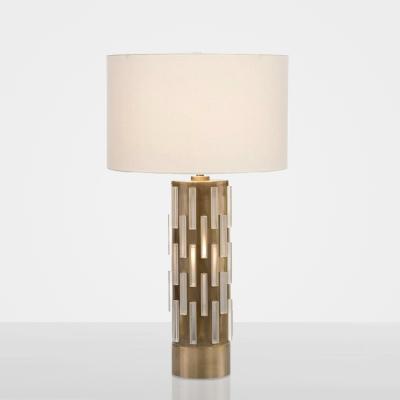 China European hotel designer living room metal room light luxury luxury bedside lamp decorative modern style post-modern minimalist pattern for sale