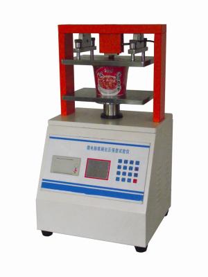 China Paper cup compression tester Small box compressive force tester TAPPI compression test for sale