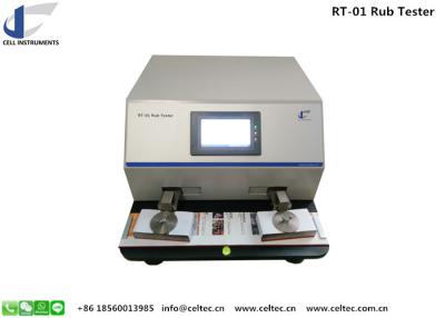 China ASTM D5264 Ink abrasion resistance tester rub tester TAPPI T830 rub resistance tester for sale