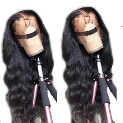 China Wholesale Raw Brazilian Human Hair Long Transparent Lace Wig Full Body Wave Body Wave Human Hair Front Wig For Black Women for sale