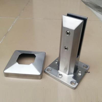 China SS316L Duplex2205 Hotel Stainless Steel Swimming Pool Barrier Adjustable Glass Pin for sale