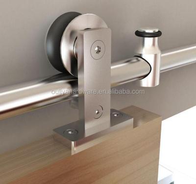 China Foshan sliding made heavy duty stainless steel sliding barn door kit hardware for sale for sale