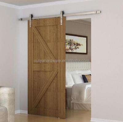 China 2015 New Design SS304 Good Quality Stainless Steel Wooden Sliding Barn Door Hardware For Sale for sale