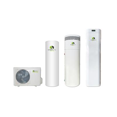 China Intelligence Procedure Indoor Air Source Solar Heat Pump Water Heater Outdoor Split Type Coil With Auxiliary Electric Heater for sale