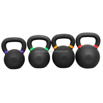 China Cast Iron Weight Lfiting Custom Powder Coated Kettlebell for sale