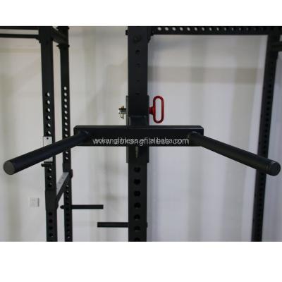 China Gym Crossfit Installation Dip Rack Station / Crossfit Rack Accessory Dip Bar for sale