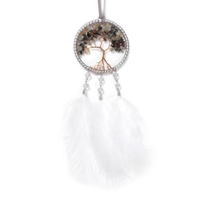 China New Design 16cm Diameter Bohemia Handmade Eco Gift Dream Catcher Led For Home for sale