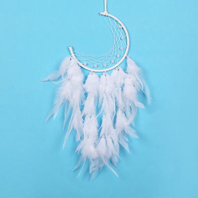 China Best quality European style16cm diameter minimalist selling white dream catcher for birthday for sale