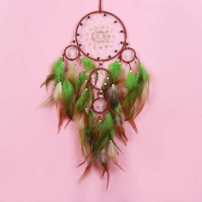 China China 2021 new design 16cm diameter dream catcher best wishes gift qianshan green water for condolences for sale