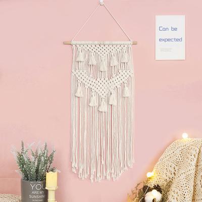 China Handmade Boho Pendant Decor Design Home Bedroom Tassel Catcher Bohemian Decoration Dreamy Macrame for sale