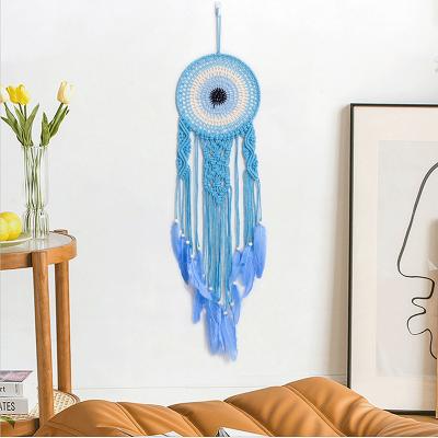 China Dreamy Bohemian Macrami Tassel Decor Bedroom Catcher Large Creative Bohemian Pendant for sale