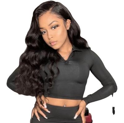 China Cheap 100% Body Wave King Beatty Hair U-Part Virgin Hair Wigs For Black Woman Nature Color Body Wave Wig for sale