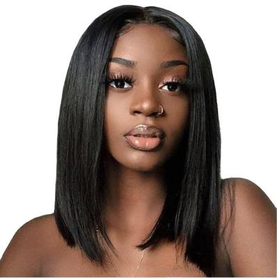 China Wholesale Raw King Beauty Brazilian Hair 100% Virgin Hair Bobo Wig Hot Selling 13x4 Body Wave Bob Lace Wigs For Black Women for sale