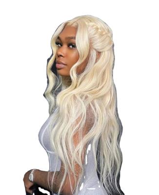 China High Quality 613 Brazilian Raw Long Body Wave King Beauty Hair Body Wave Virgin Hair Blonde Wig For Black Women for sale