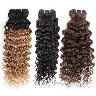 China King Beauty Hair Wholesale 100% Curly Curly Water Wave Human Hair Bundles for sale