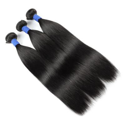 China King Beauty Hair 10A Straight Remy Brazilian Hair Natural Color 1B 100% Straight Hair Bundles for sale