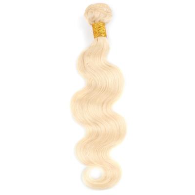 China Wholesale Raw Brazilian Blonde Curly Body Wave Hair Extension 8A 10A 12A For Women Color Brazilian Virgin 613 Hair Weave Bundle for sale