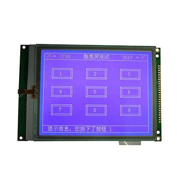 China CCFL Transflective Punktematrix Art des LCD-Anzeigen-Modul-RTP mit Fingerspitzentablett zu verkaufen