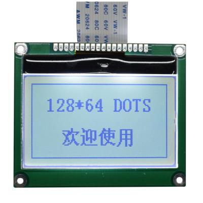 China Grafische 128*64 Punktematrix ZAHN LCD-Anzeige 65*54.5mm für elektronische Fußfesseln zu verkaufen