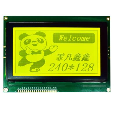 Cina Modulo grafico di LCD dell'esposizione di verde giallo di risoluzione LCD positiva STN del modulo 240*128 in vendita