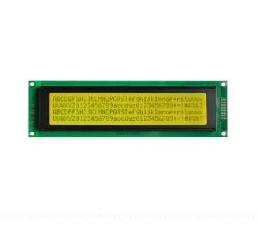 China STN-Gelbgrün-Zeichenanzeige-Modul, Zeichenanzeige-Module 40×4 LCD zu verkaufen