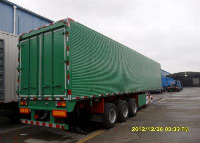 China Common mechanical Durable Box Van Truck / Transport Semi Trailer for sale