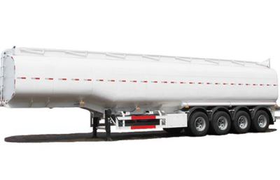 China Three or Four axle Carbon Material Tank Semi Trailer 50000 Liters with Front Axle Lifting for sale