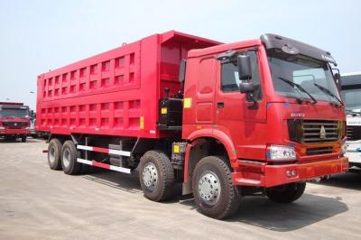 China 336HP parabolic leaf spring Tipper Dump Truck Left Hand Driving for sale