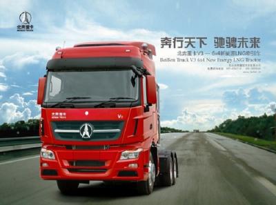 China BEIBEN Left Hand Driving 480HP  Prime Mover Truck  With Some Free Parts For Sale for sale