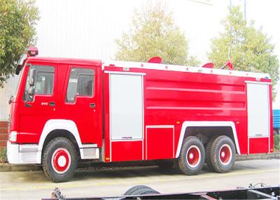 China 10 Wheelers 12.00R20 tyre Water tank Fire Fighting Trucks with EUROIII Emission for sale