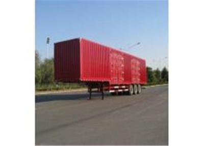 China 40 Feet 20 - 60 tons 12 Meter van semi trailer / van box trailer for sale