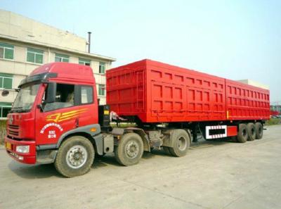 China Mechanical Suspension 25T Lading Grear Dump Semi Trailer  On Hot Sale for sale