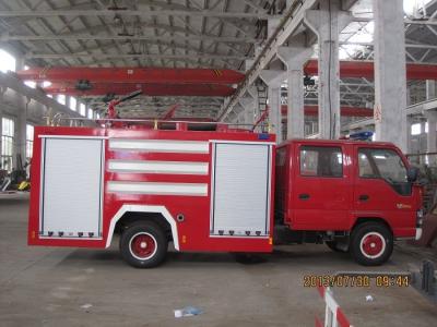 China 196HP Large Capacity Red Color Diesel Tanker Pumper Fire Trucks HOWO With Electric Devices for sale