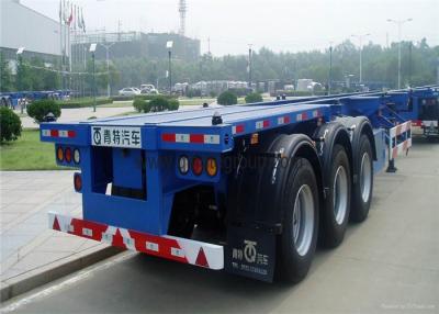 China 40ft container transportation skeleton semi trailer container chassis for sale