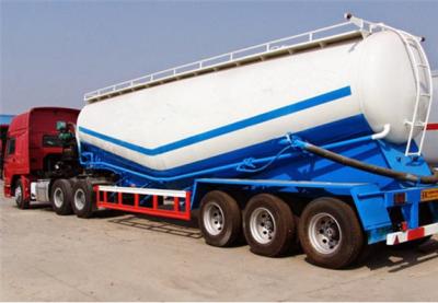 China Tri-Axle Bulk Materials and Bulk Powder Cement Tank Semi Trailer for sale