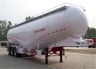 China V shape 40m3 to 60m3 bulk cement tank semi trailer / dry powder tanker truck for sale