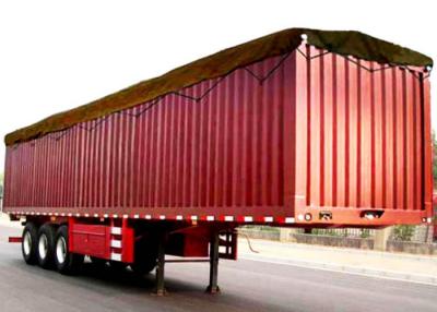 China Árboles a estrenar 50tons los 48ft Enclosed Van Cargo Trailer del remolque 3 del camión de la caja de China de la venta caliente (estilo semi cerrado, abierto Optio en venta