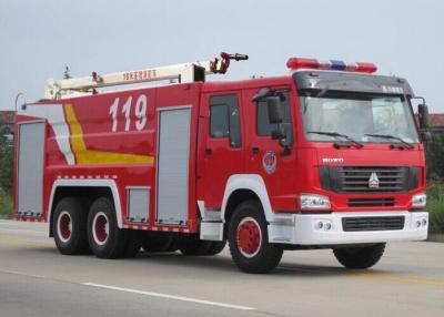 China Fire extinguisher / military fire fighting vehicle truck 6 * 4 double rows Cab for sale