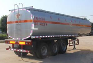 China ZW Brand Tri Axle Tanker Trailer Oil Fuel Tank Semi Trailers 45000 Liters for sale