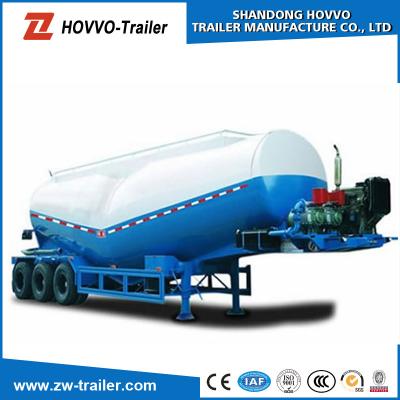 China Tri-Axle Bulk Materials and Bulk Powder Cement Tank Semi Trailer Bulk Cement Semi Trailer for sale