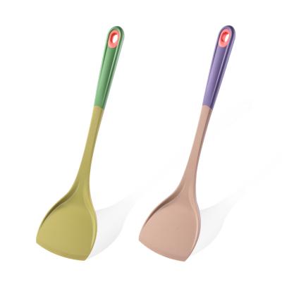 中国 Viable Viable Silicone Turner Silicone Spatula Accessories Kitchen Turner Heat Resistant Cooking On Stick Kitchen Utensils 販売のため