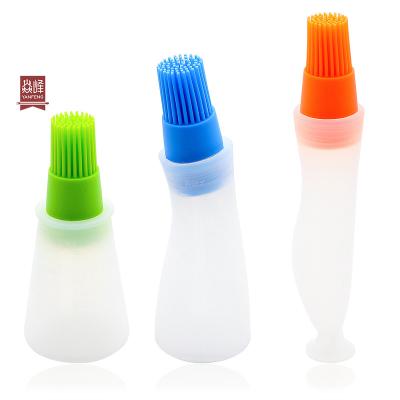 Κίνα YF Easily Cleaned Easily Cleaned Kitchen BBQ Brushes Available In 3 Styles Bakeware Machines High Temperature Resistant With Oil Bottle Silicone Oil Brush προς πώληση