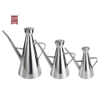 中国 Viable Viable Kitchen Accessories Oil Jar Stainless Steel Condiment Serving Dispenser Cocina Oil Dispenser Soy Sauce Seasoning Bottle 販売のため