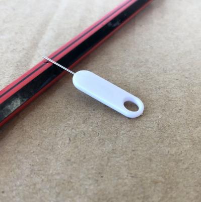 China Modern White 12mm White ABS Plastic Cell Phone + Stainless Steel Environmental Friendly Card Pin , General Card Pin for sale