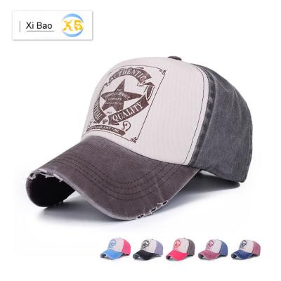 China European version fashionable men and women wholesale hat waterproof couple hats alphabet five-star baseball caps for sale