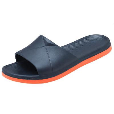 China Lightweight QY SHOES Double Color Injection Comfortable Multiple Colors Black White Logo Rubber Slippers Slides Sandals Custom For Women Men for sale