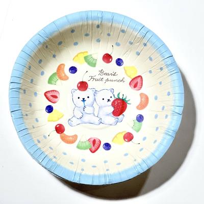 China Folding Disposable Oval Painting Paper Bowl Paper Bowl Mache Paper Bowl Good Popular for sale