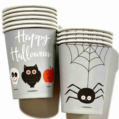 China Colorful Personalized Paper Coffee Cup 12Oz Hot Drink Line Safety Eco-friendly Disposable Custom Paper Coffee Cup With Lid for sale